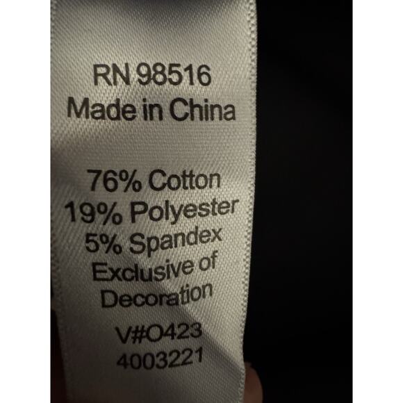 Coldwater Creek Womens Black Silver White Embroider Tunic Top Artsy Folk Size M - Picture 5 of 10